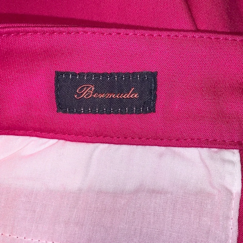 St. John’s Bay Secretly Slender Raspberry Rose Bermuda Shorts - Picture 4 of 10
